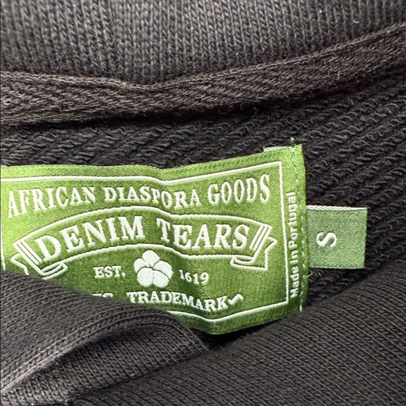 NWOT Denim Tears Cotton Wreath-print hoodie SIZE S - Picture 5 of 7